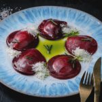ХОЛОДНЫЕ РАВИОЛИ ИЗ СВЕКЛЫ С РИКОТТОЙ И ПЕКОРИНО