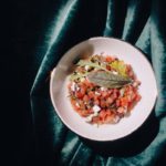 Bijou_Salat iz arbuza i tomatov s syrom feta