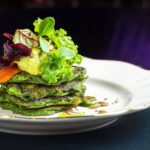оладьи из цуккини с гравлаксом