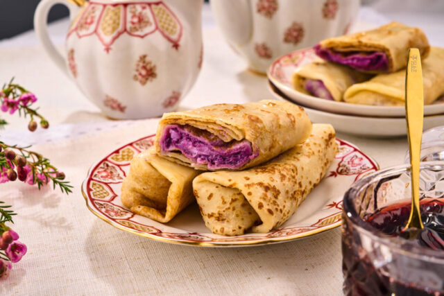 Блин с черникой